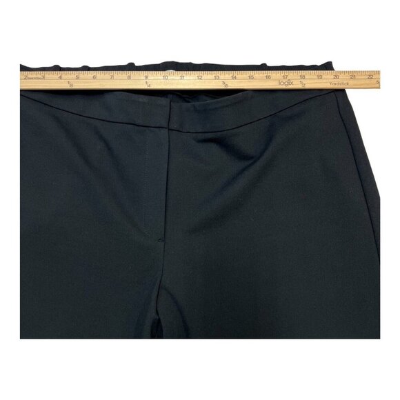 J Jill Womens 22  Black‎ Ponte Wide Leg Cropped Pant Trouser Stretch - Picture 6 of 8